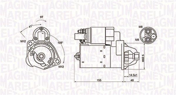 063721394010 Magneti Marelli Стартер двигуна
